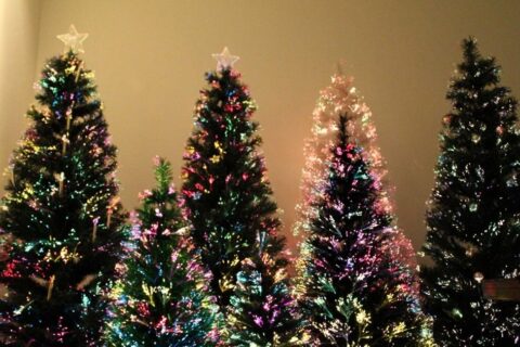 Fiber optical Christmas tree