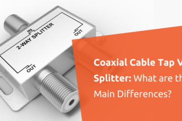 Coaxial cable tap vs splitter