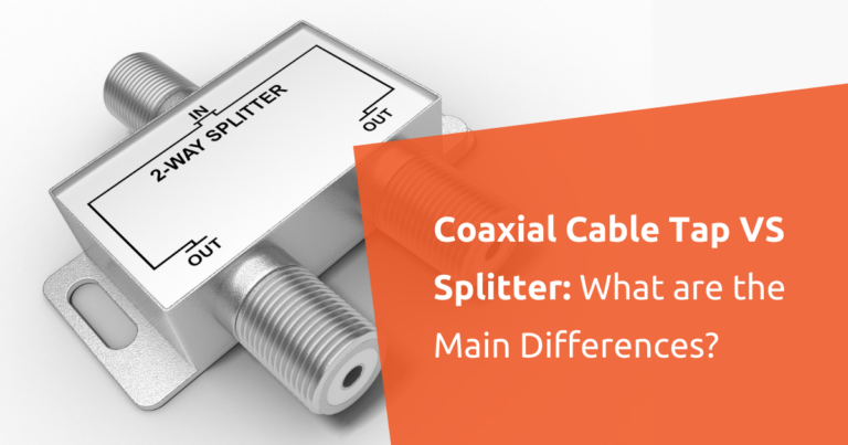 Coaxial cable tap vs splitter