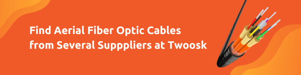 aerial fiber optic cables at twoosk